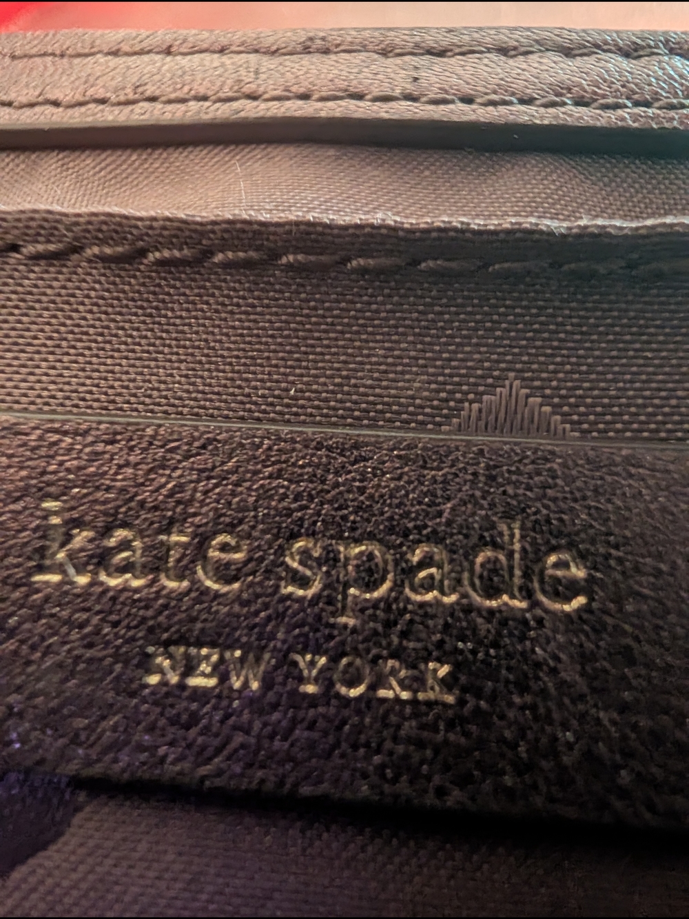 Kate Spade Emelyn Quilted Metallic Purple Crossbody Bag - Picture 7 of 8